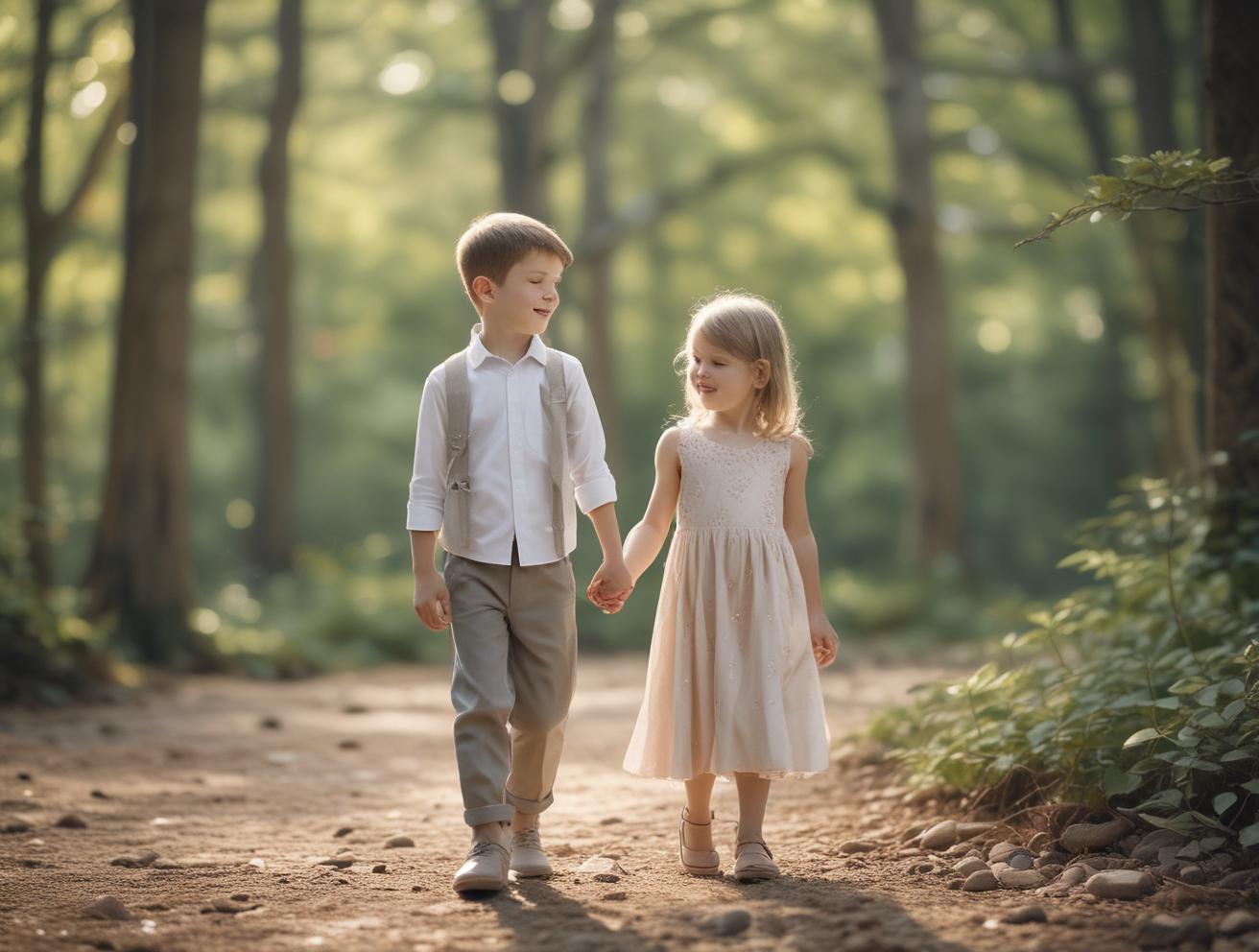 AI photography, pre wedding moments, children's joy