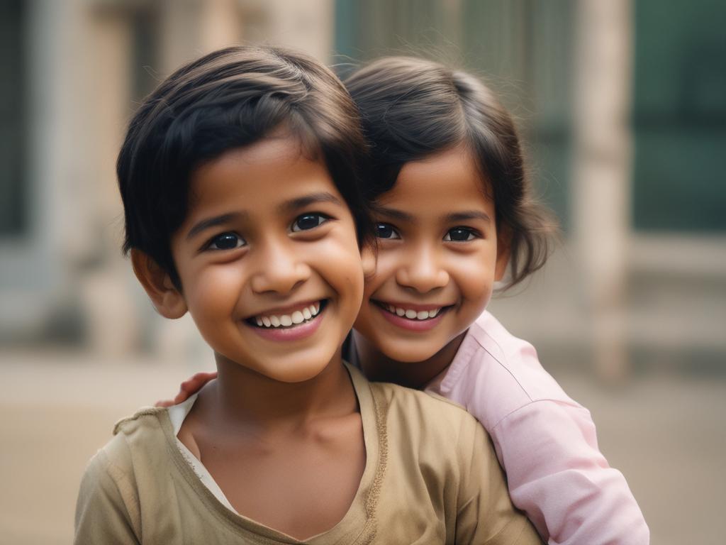 AI, children's photography, joy, innocence, Hyderabad