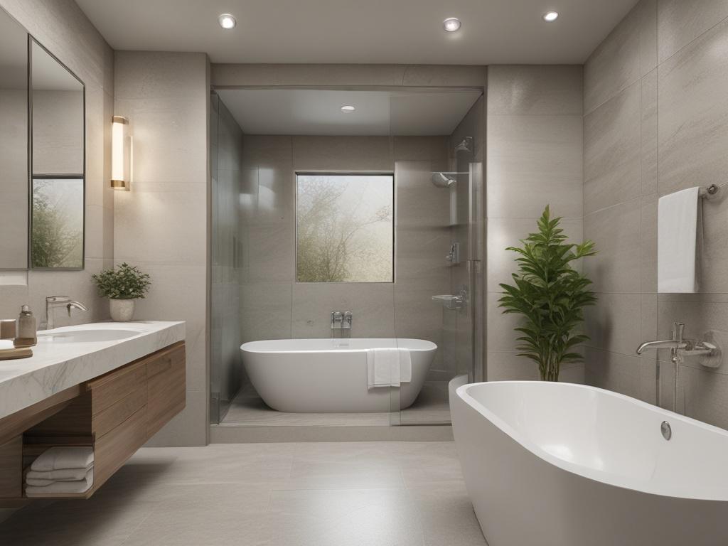 bathroom remodel, luxury, modern design, relaxation