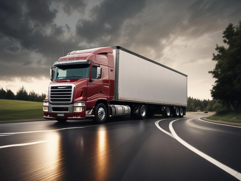 **AI Image Generation Prompt:**

Create a hyper-realistic high-resolution image that captures the essence of the aftermath of a truck accident. The primary subject of the image should be a determined and contemplative middle-aged Wilmington resident standing next to a damaged truck, emphasizing the emotional weight of the situation. 

The subject should be positioned in the center of the image, wearing casual attire that reflects the everyday life of a Wilmington local. Their expression should convey a mix 