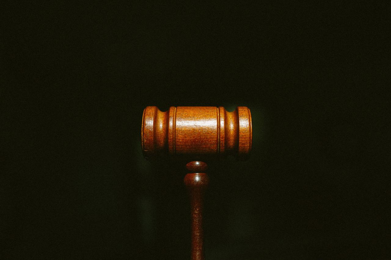 A wooden gavel.