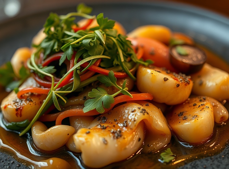 Food plating details