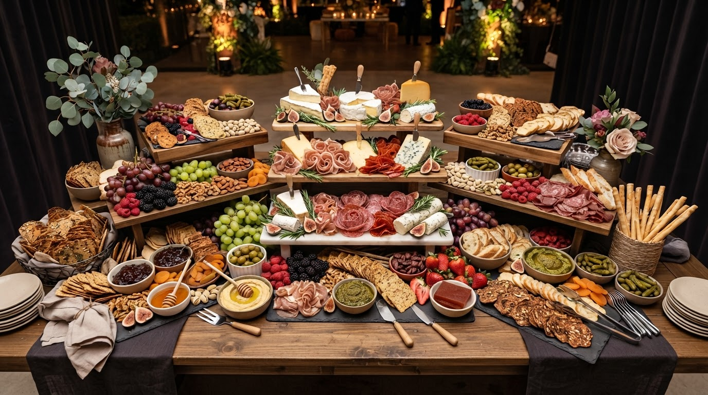 Stunning grazing table display