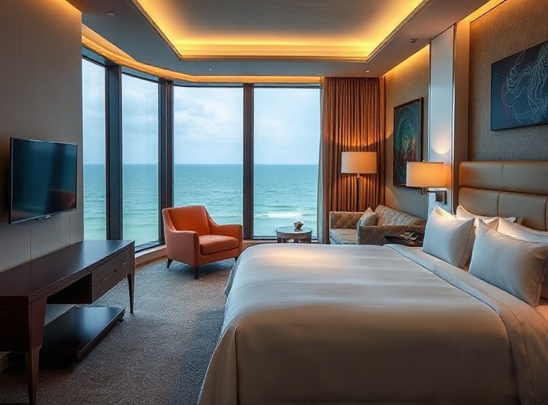 Luxury hotel room
