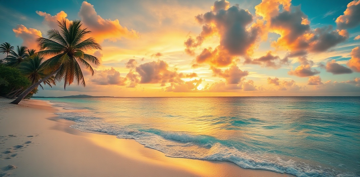 Beautiful tropical beach destination