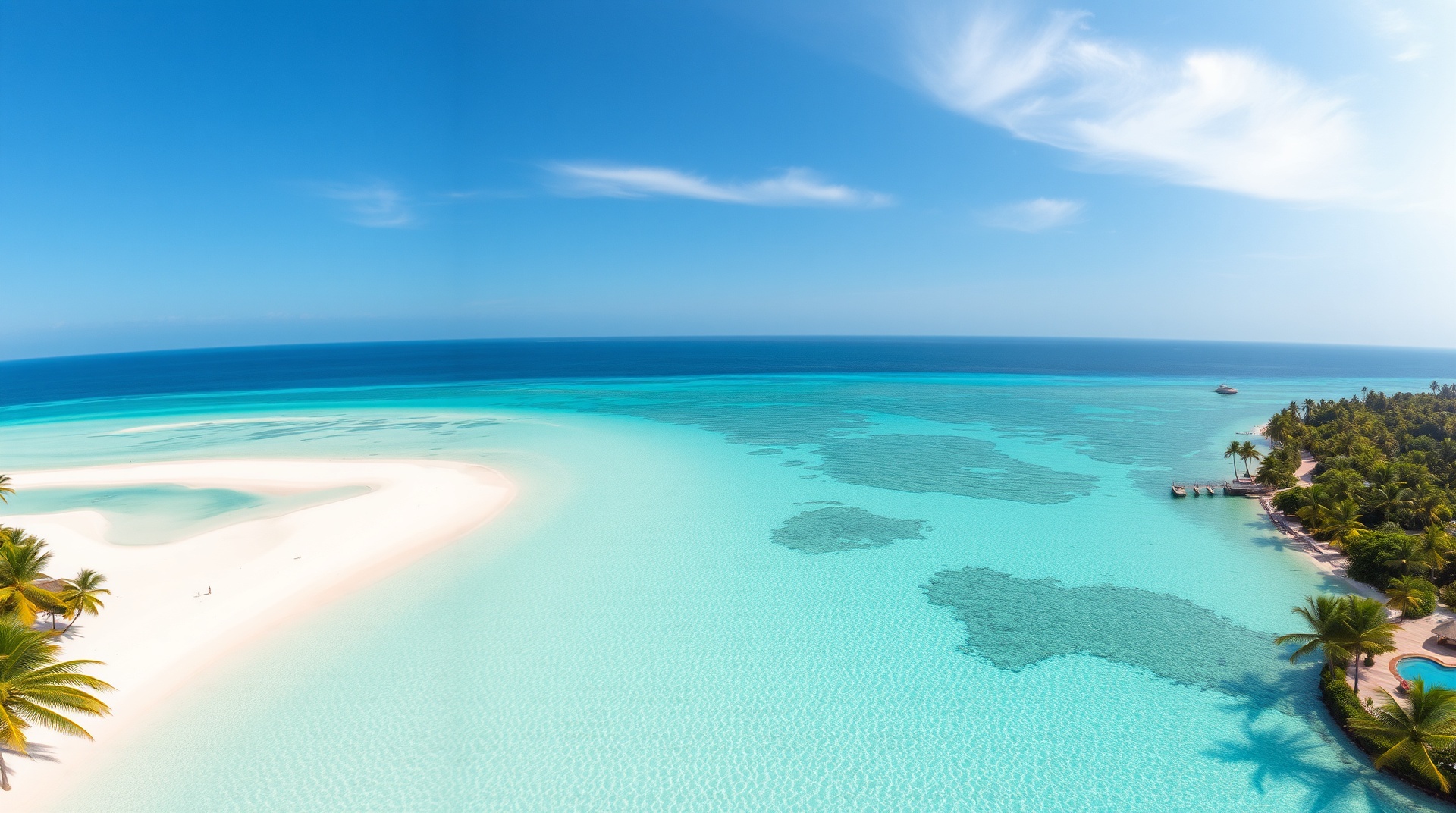 Beautiful tropical beach destination