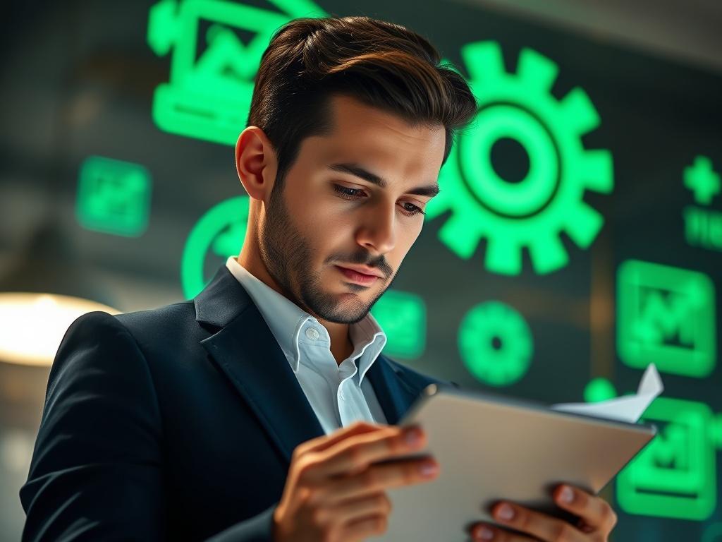 A hyper realistic close up shot of a professional looking