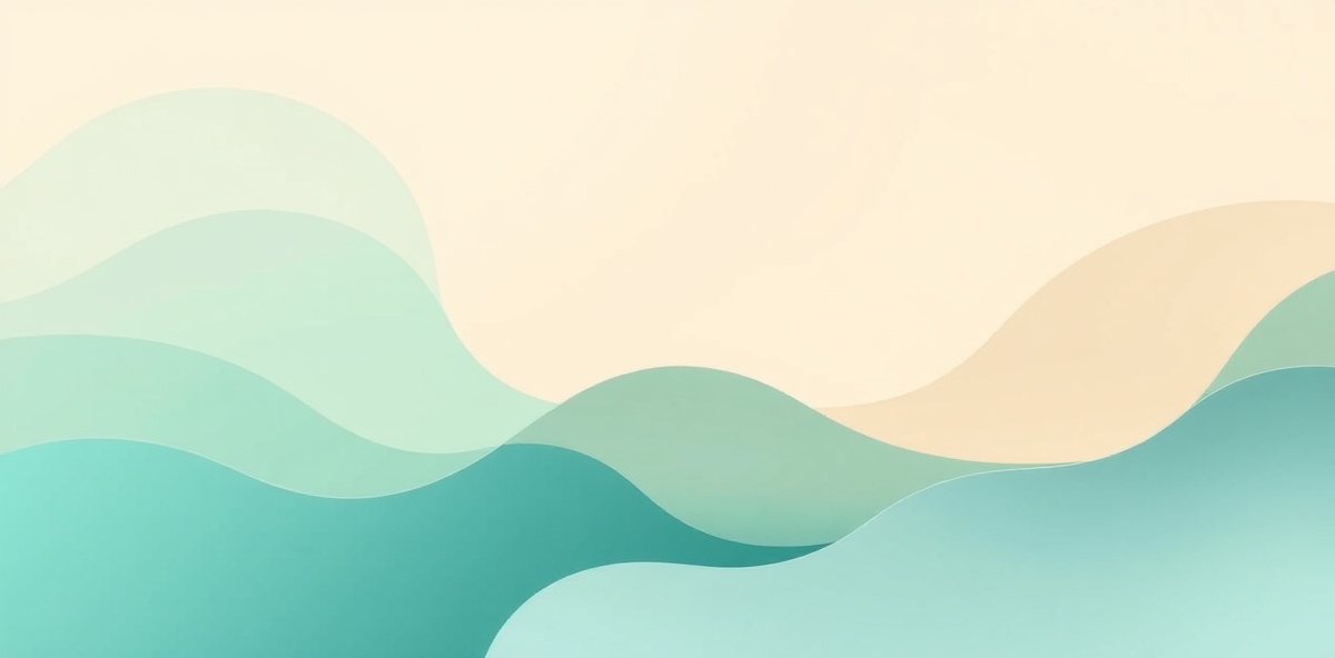 Abstract calming illustration representing mental wellness and psychiatric care