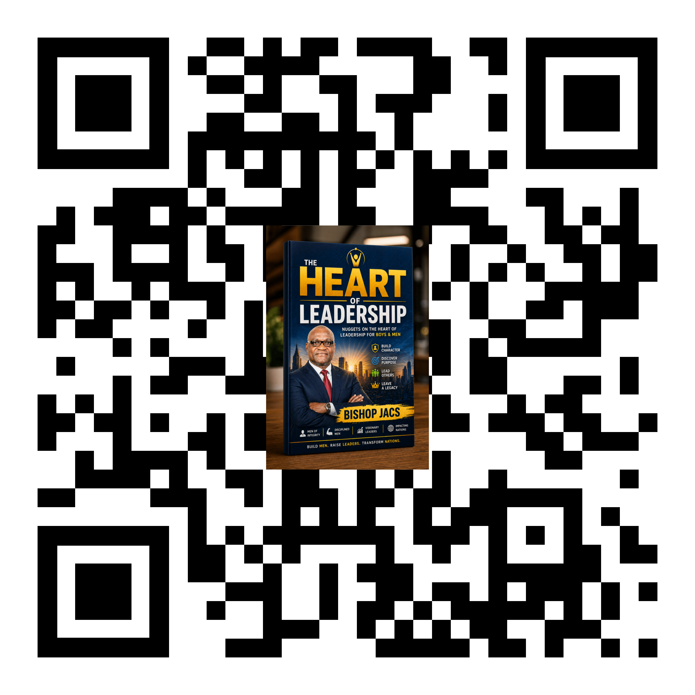 QR Code to download The Heart of Leadership by Bishop Jacs