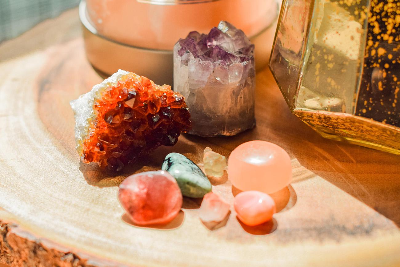 Stones on a sawed off stump. Spiritual healing in Sacramento is sure to help you find the rock you need to feel supported.