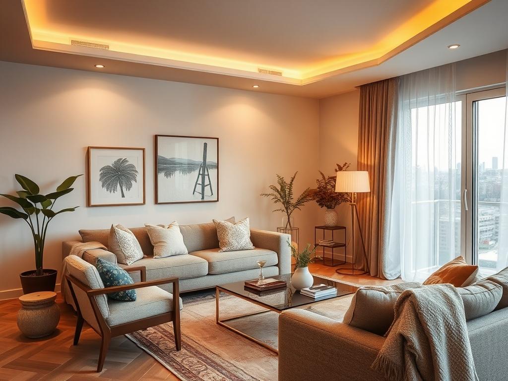 A captivating high resolution image of a beautifully staged four