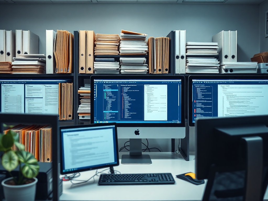 Organized digital filing system with proper record management