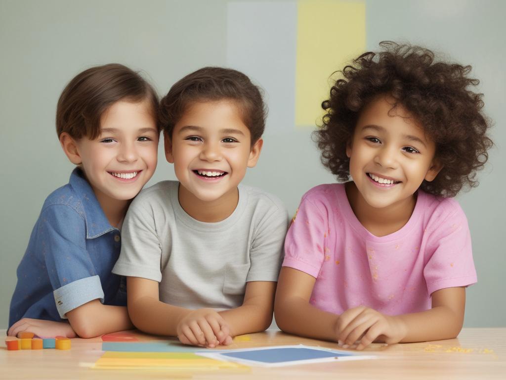 happy children, preschool, learning, colorful, engaging