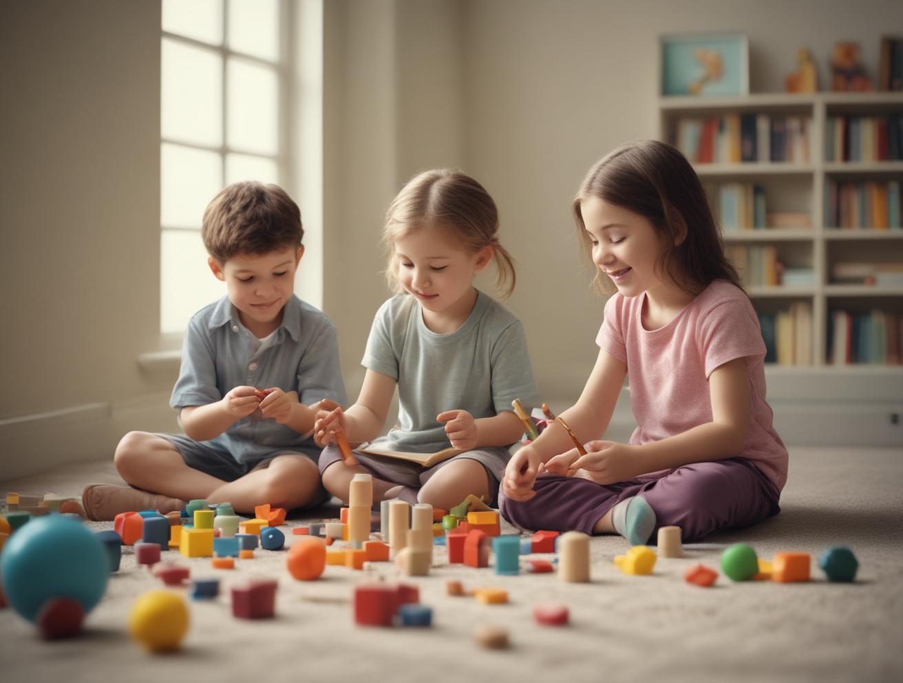 children learning through play