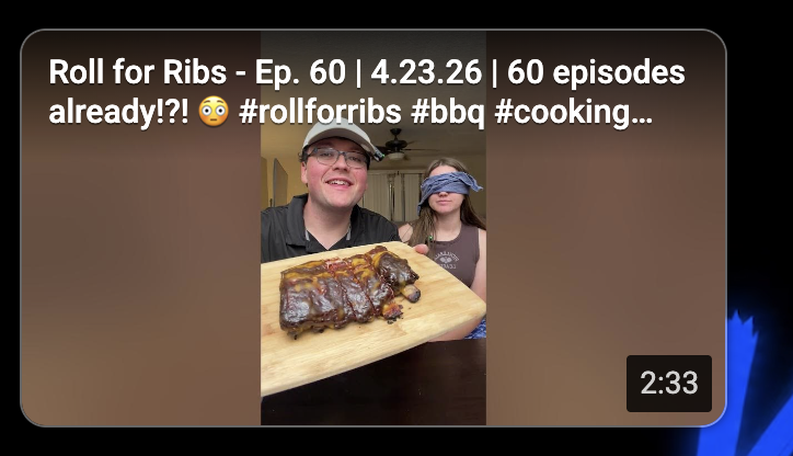 VicShow Roll for Ribs concept