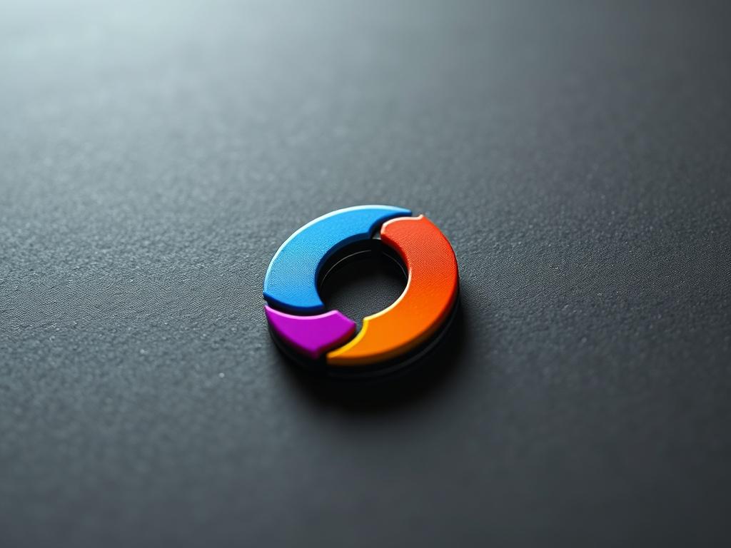 A vibrant and striking graphic design concept featuring a unique