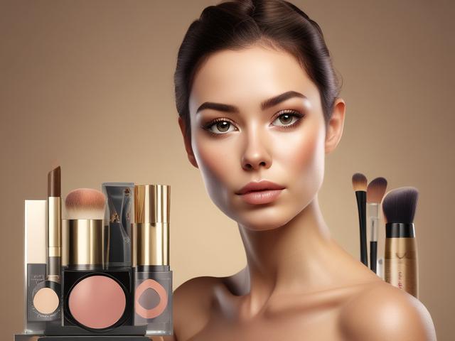 **Prompt for AI Image Generator:**

Create a highly realistic and high-resolution photo depicting the essence of contemporary makeup trends for the upcoming year, 2025. The focal subject is a young woman with radiant skin and an elegant appearance, showcasing fresh and stylish makeup that perfectly embodies the latest trends. Her makeup should include soft pastel eyeshadows, a subtle yet striking eyeliner, and plump, glossy lips, reflecting a modern take on beauty.

The composition should be simple and clea