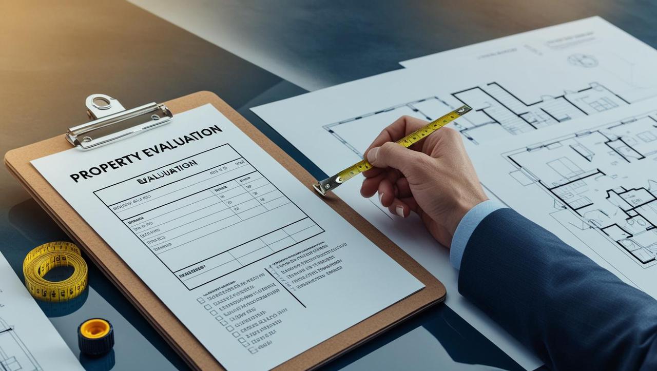 generate a professional image symbolising evaluating a property from trust worthy agency. the image needs to be professional clean and high-quality. no faces added.jpg