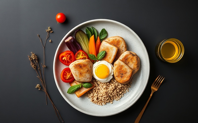 Healthy nutrition with fresh vegetables and quality proteins