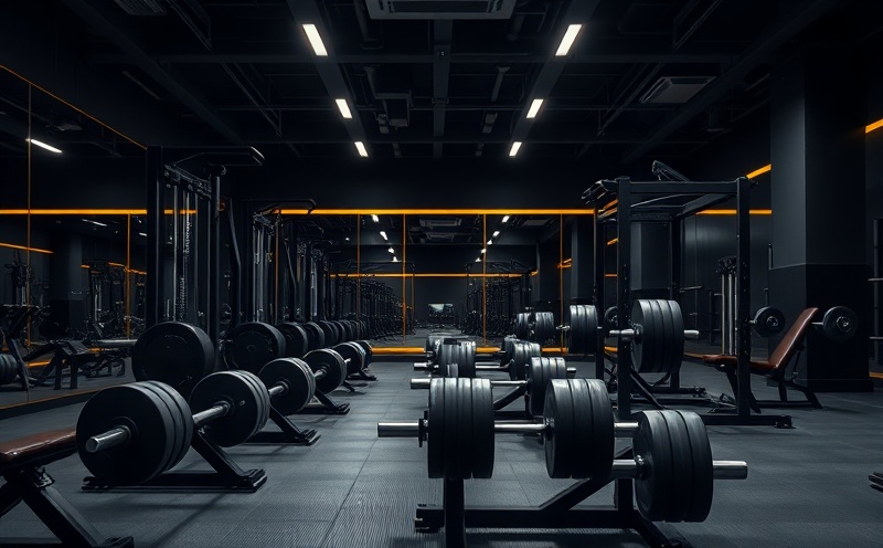Modern premium fitness training with weights and equipment