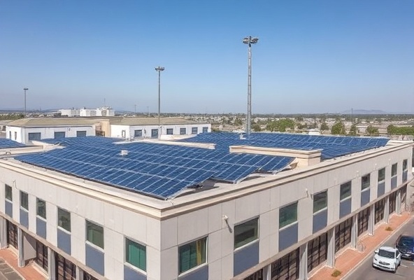 Commercial building solar