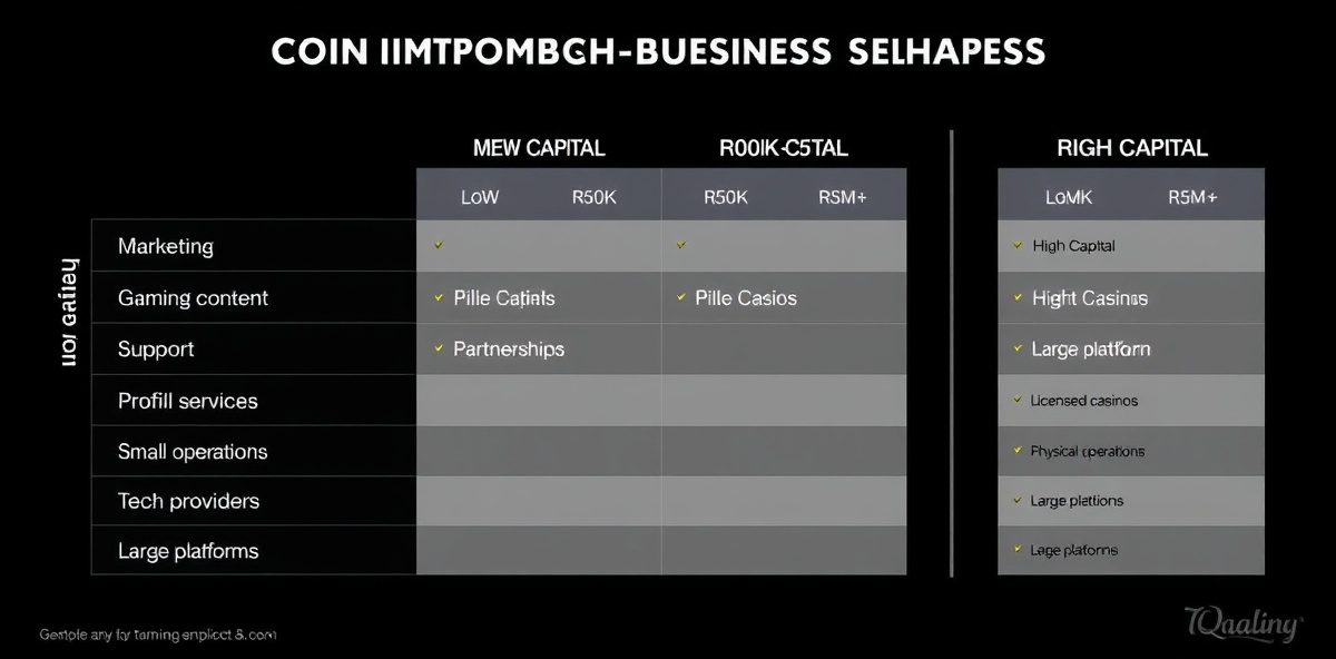 Capital paths comparison: Low, Medium, High capital business models