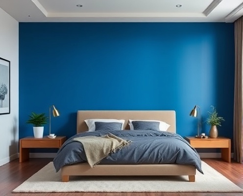 Master Bedroom with Accent Wall