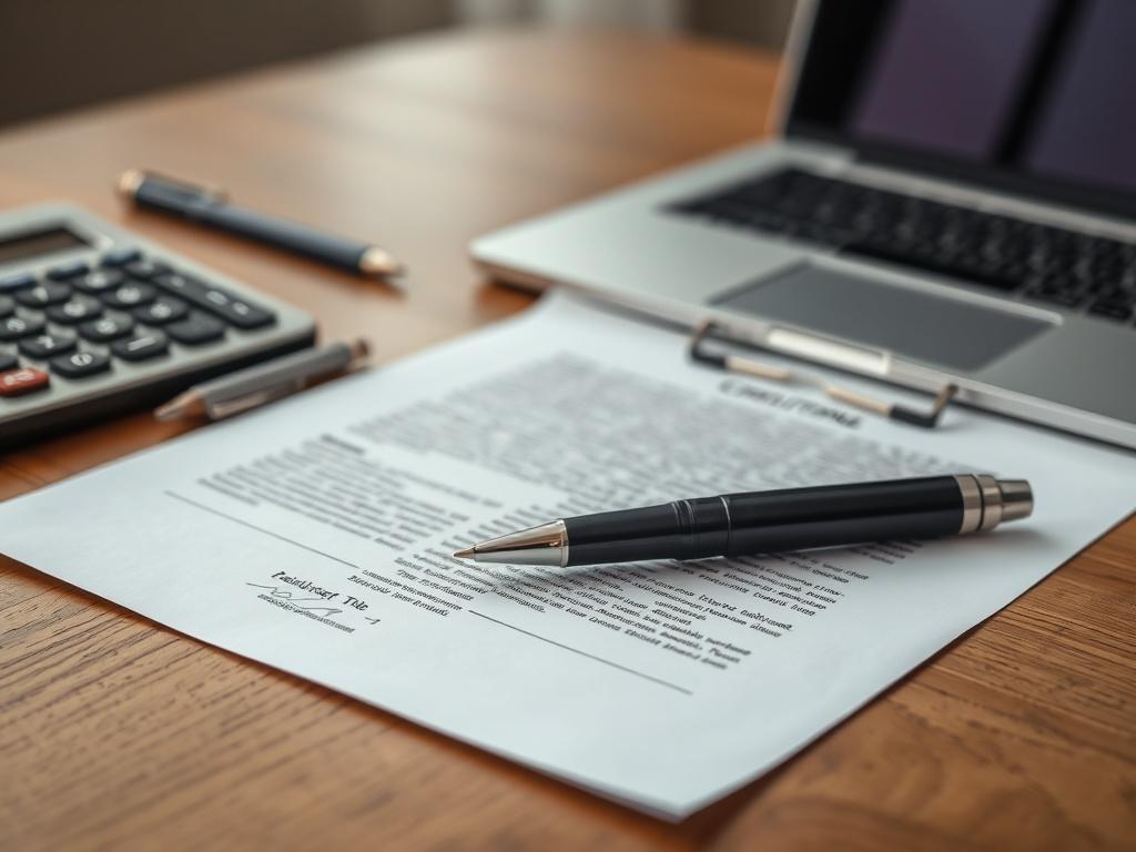 A close up shot of a legal document with a