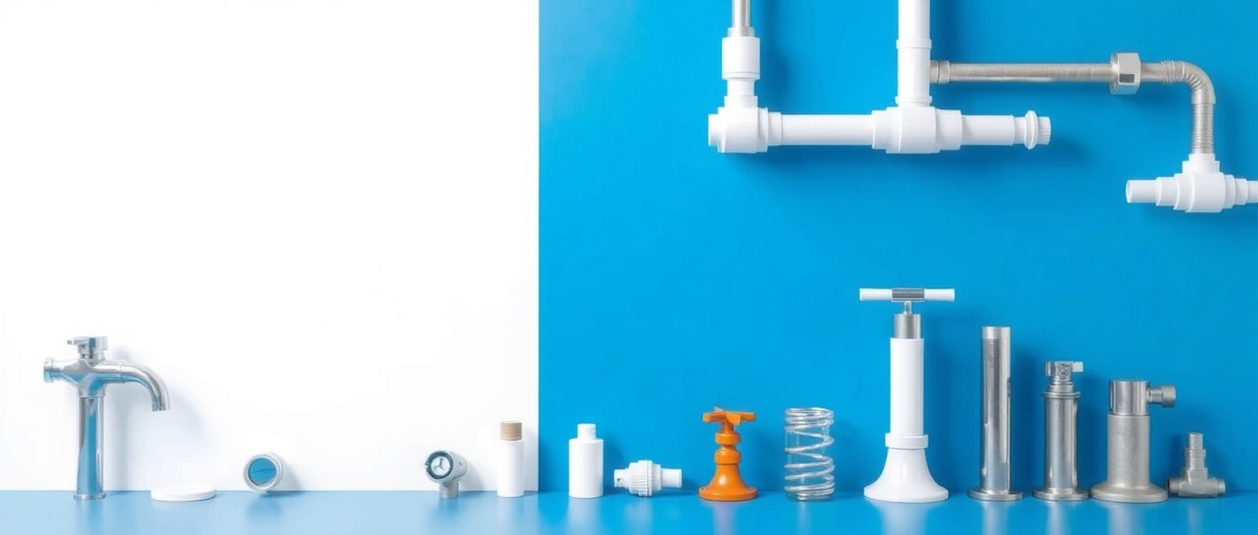 Professional plumbing tools and fixtures