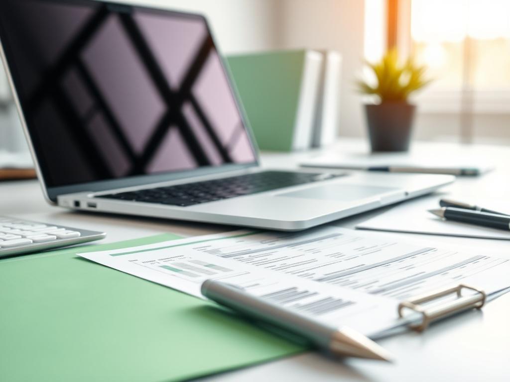 A close up shot of a professional setting with a