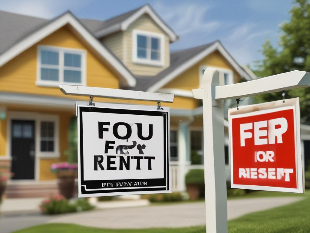 hyper realistic close up of a rental property, showcasing a