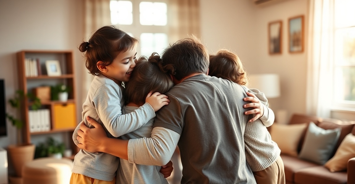 Familia latina protegida con seguros de vida