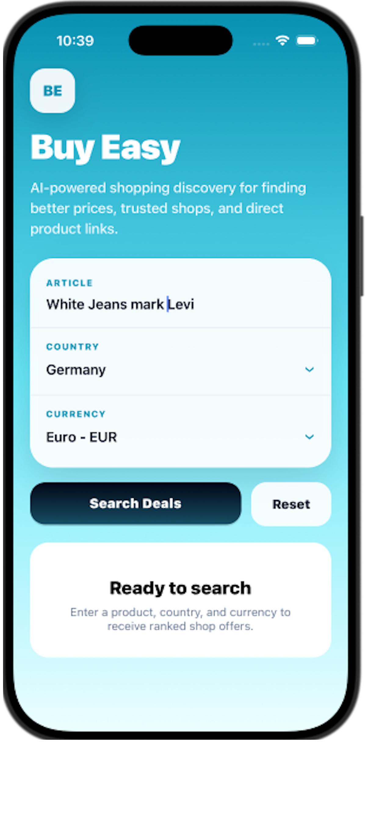 Buy Easy App screenshot