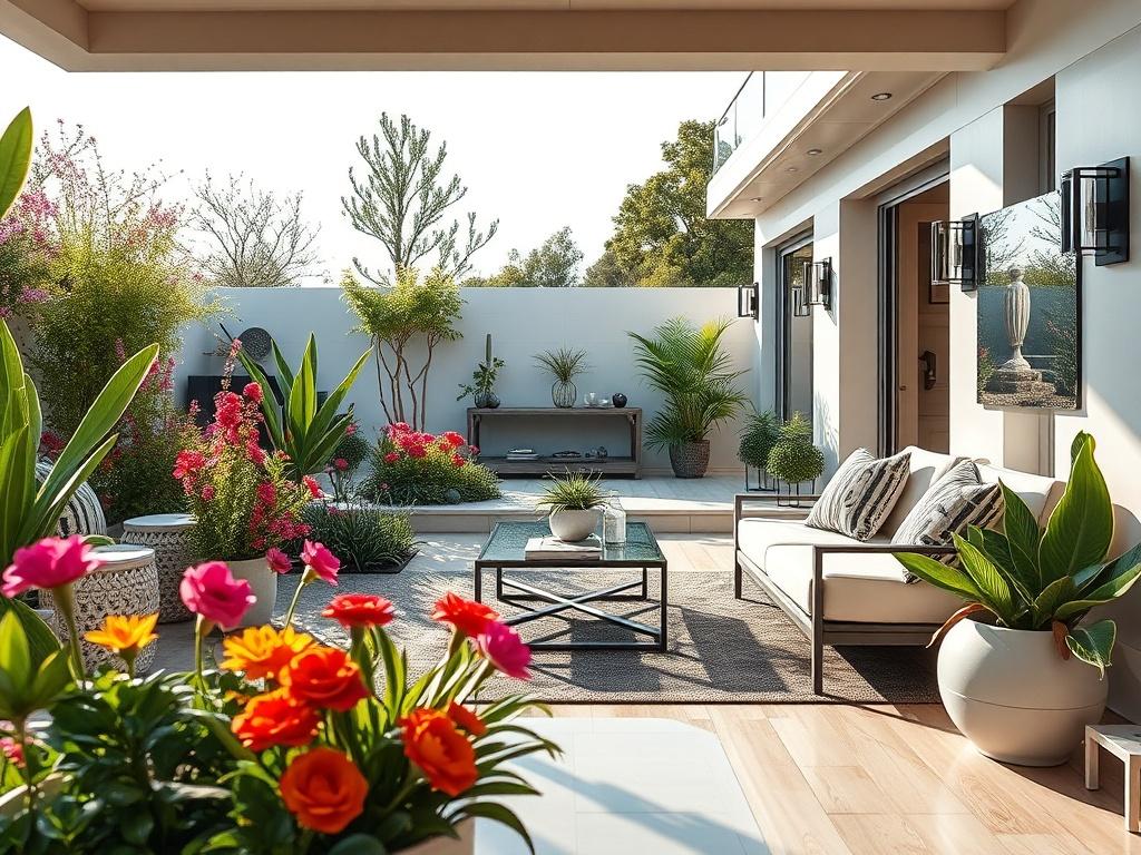 A tailored outdoor solution featuring a custom landscaping plan with