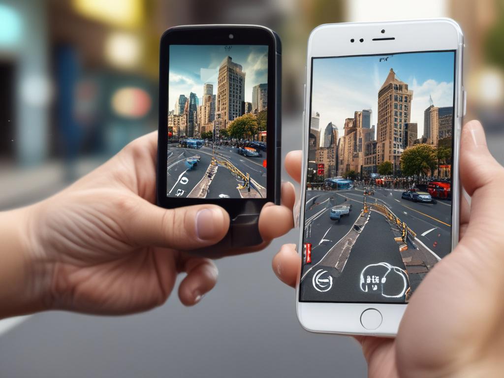 A hyper realistic close up shot of a hand holding