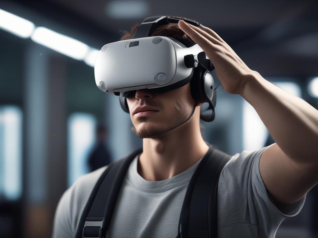 A realistic high resolution close up shot of a virtual