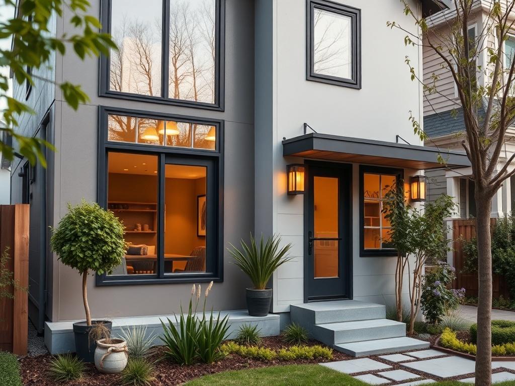 A close up shot of a stylish accessory dwelling unit