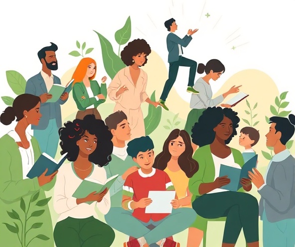 People learning and growing together