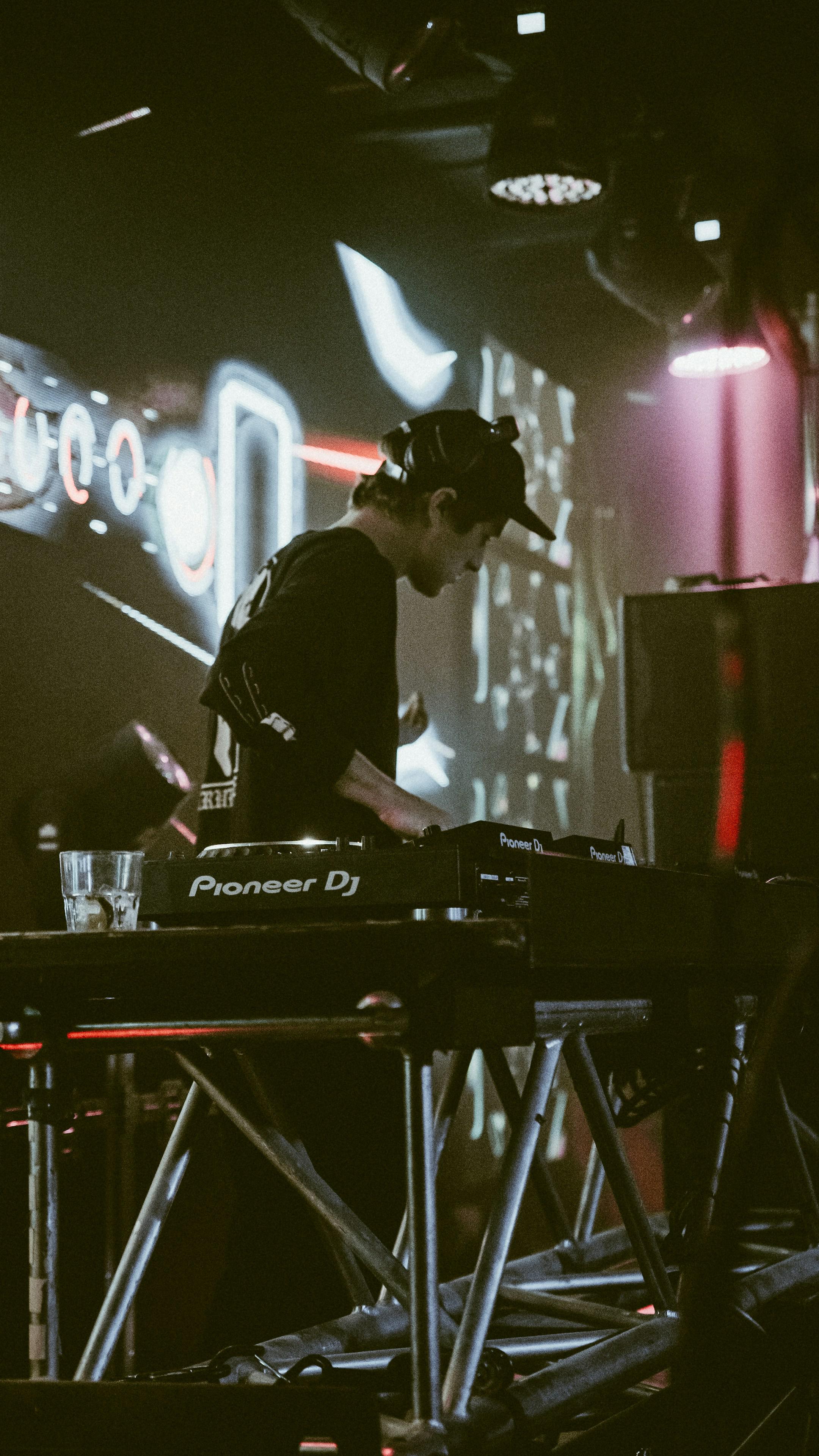 EDM DJ performance