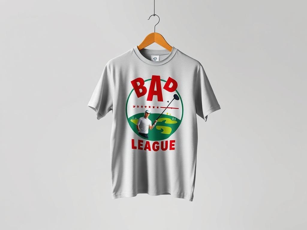 A realistic high resolution of a Bad Golf League T
