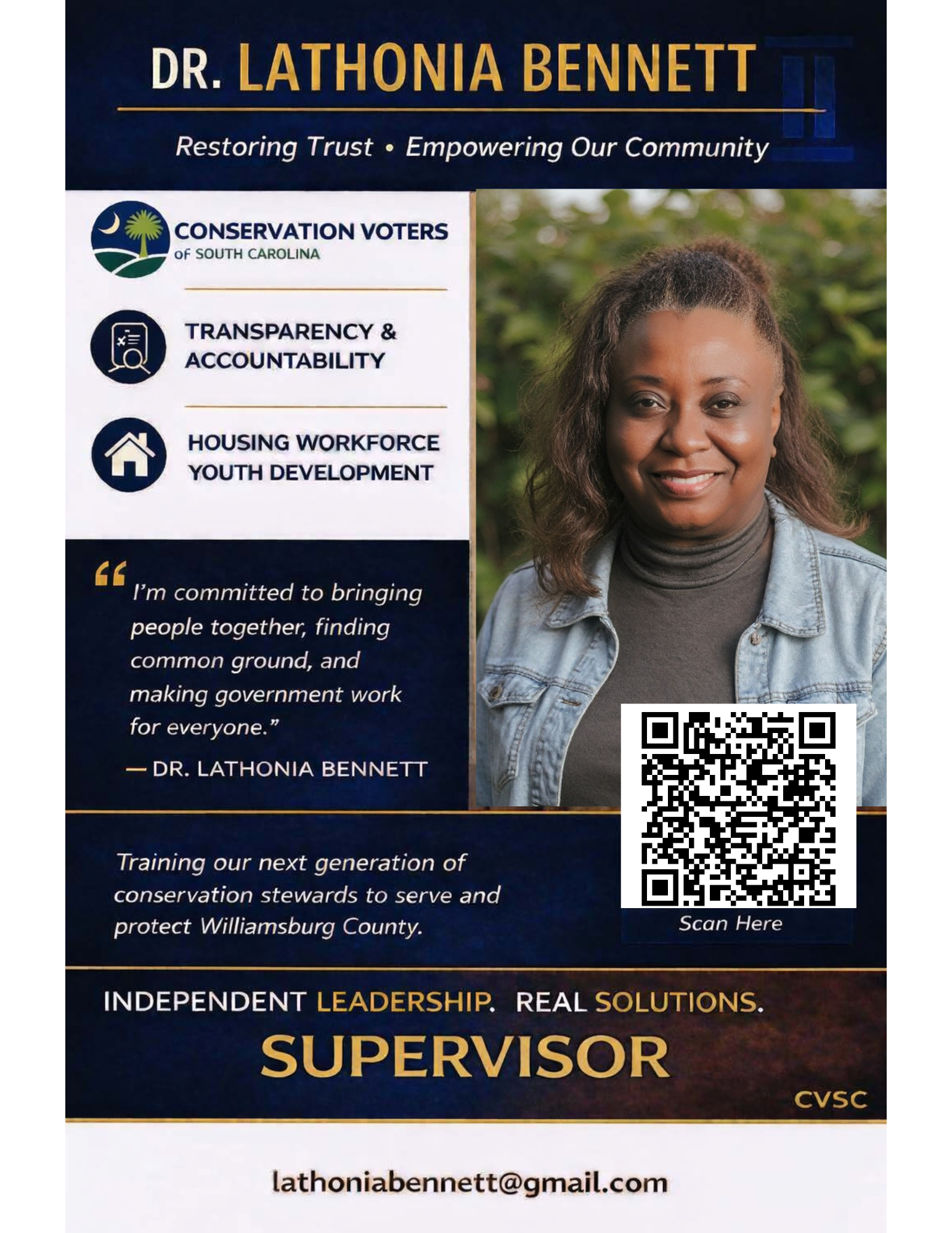 Reset the Power Dynamic - Campaign Flyer