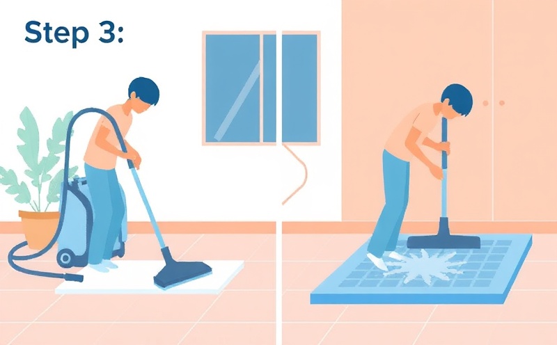 Professional deep cleaning in action