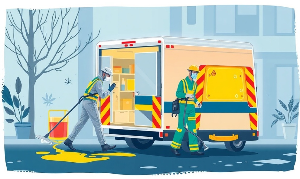 Emergency cleaning response team