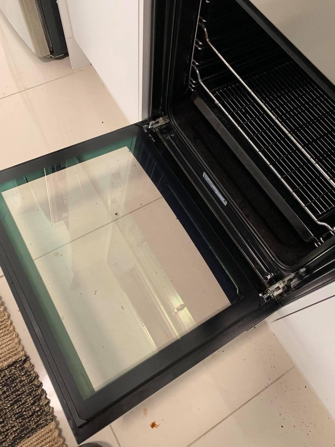 Pristine oven interior sparkling clean after professional deep degreasing and oven cleaning Adelaide