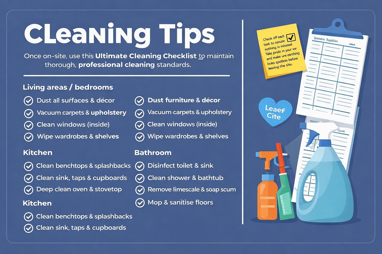 Cleaning tips and resources guide