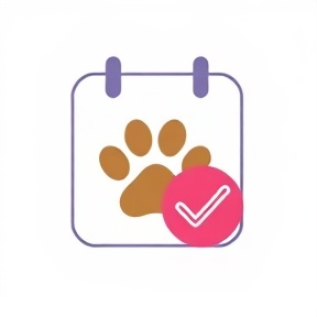 Calendar icon with checkmark