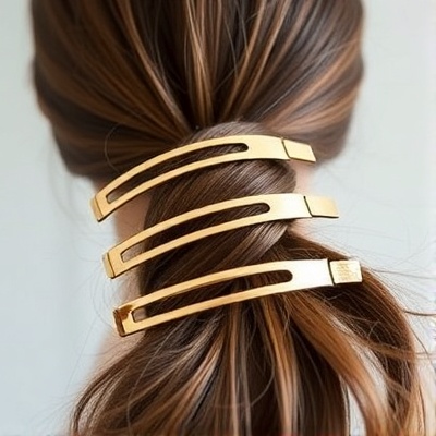 Hair Clips Set Metal