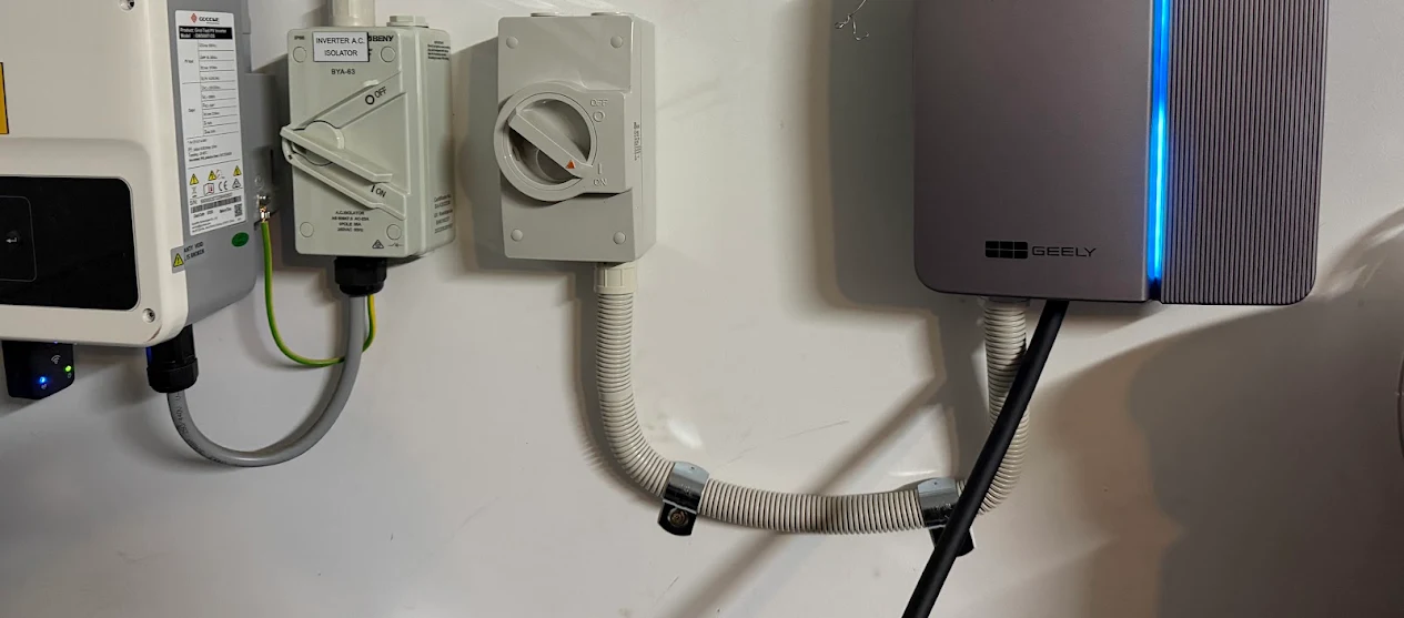 Rodel Tagala EV charger installation