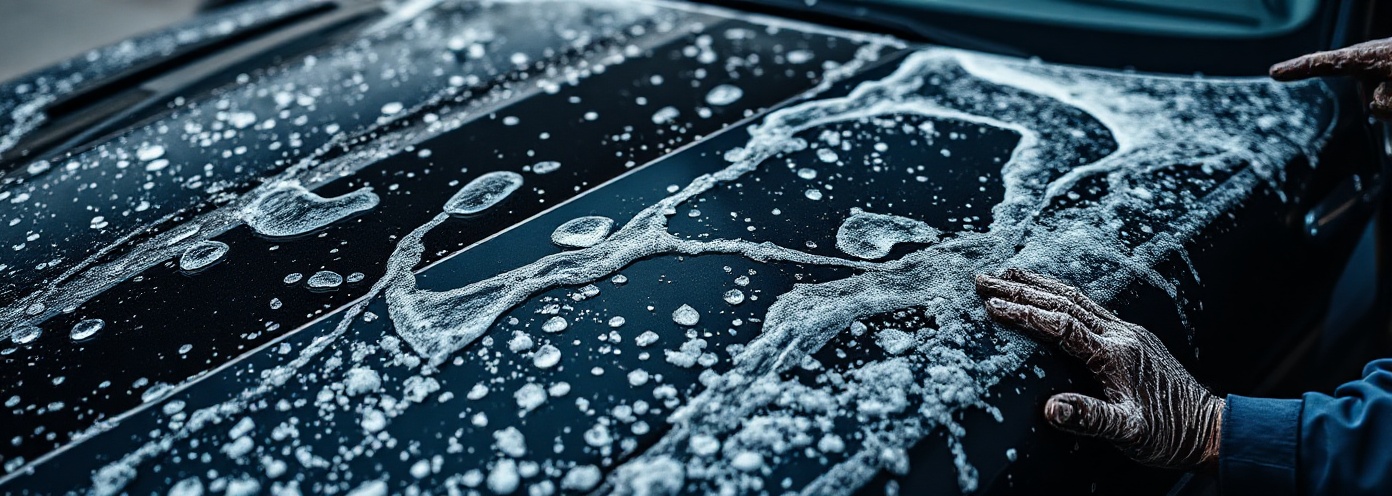 Professional auto detailing process