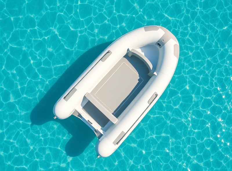 Gommone nel mare di Savona